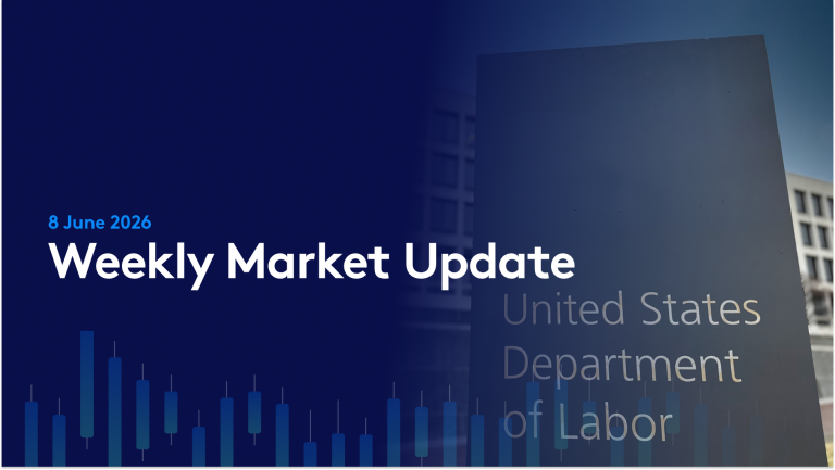 Weekly update banner image with US jobs dept on it